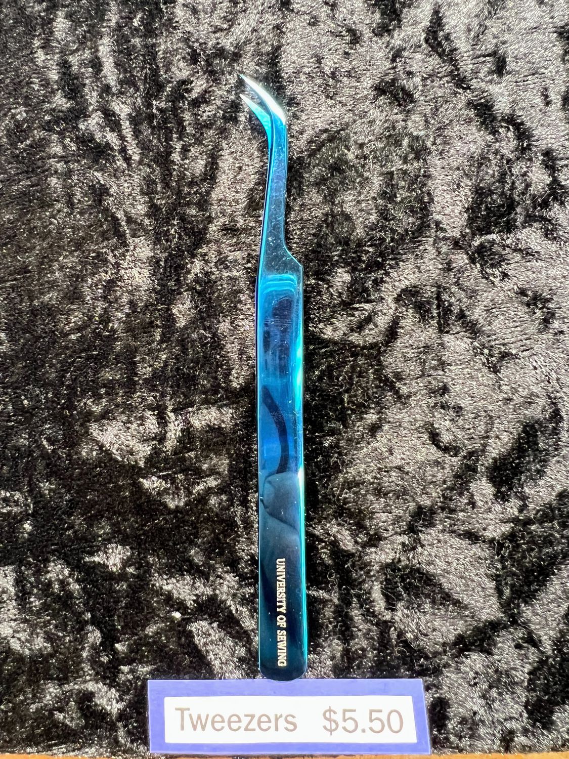 University of Sewing Blue Tweezers