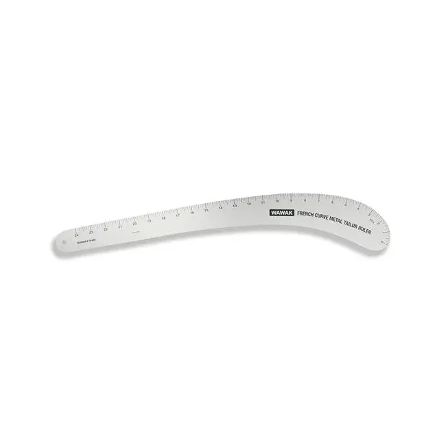 Wawak Hip French Curve Metal Ruler