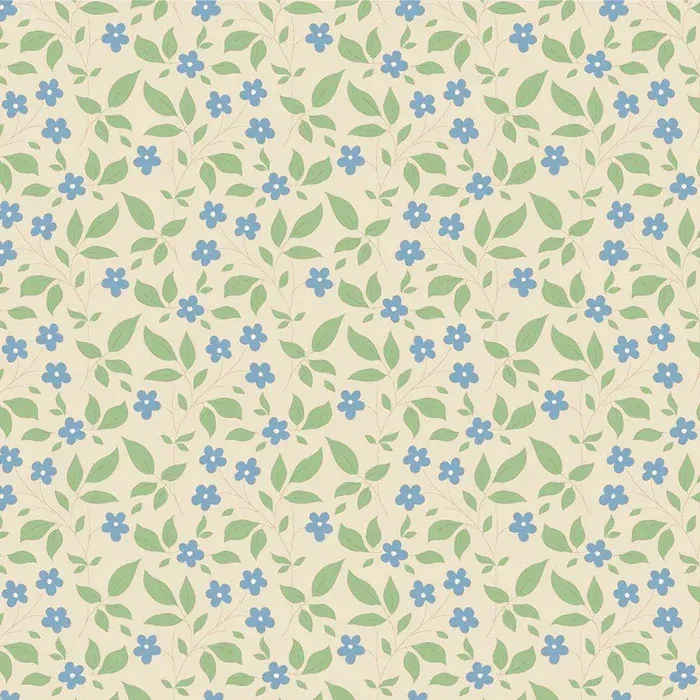 Tilda Sunday Brunch Tipsy Cream/Blue