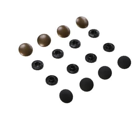 Tool-free Snaps - Set of Four - Antique Brass