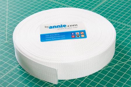 Webbing/Strapping 1.5 in White 50 yards