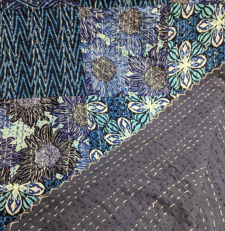 Kantha Cloth Indigo Windham