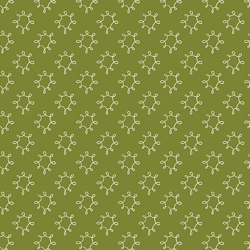 Wishflower Dandy Dark Lime Benartex