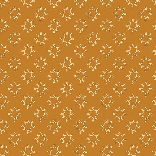 Wishflower Dandy Dark Gold Benartex