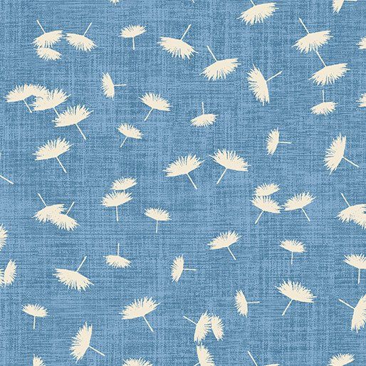 Wishflower Windy Day Blue Benartex