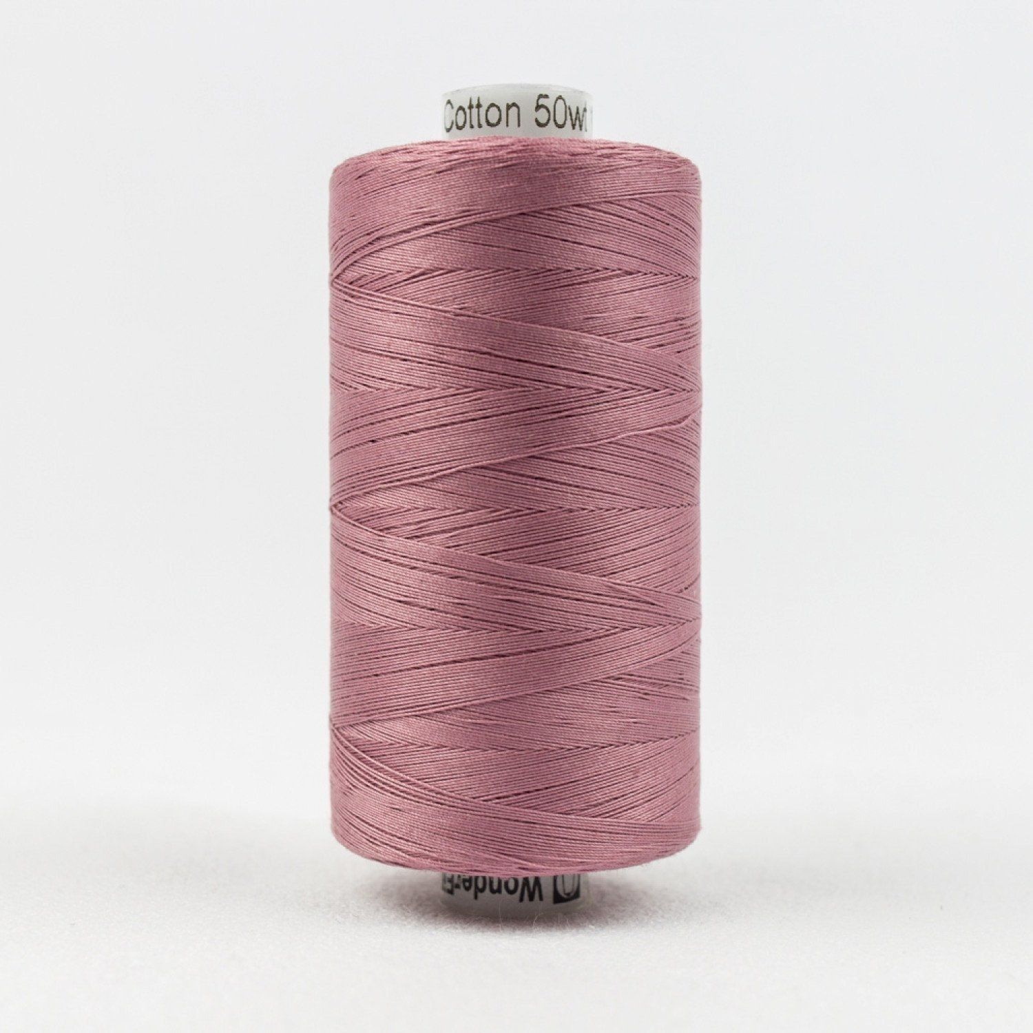 Wonderfil Konfetti 1000m 50wt Double Gassed Egyptian Cotton Thread Dusty Plum