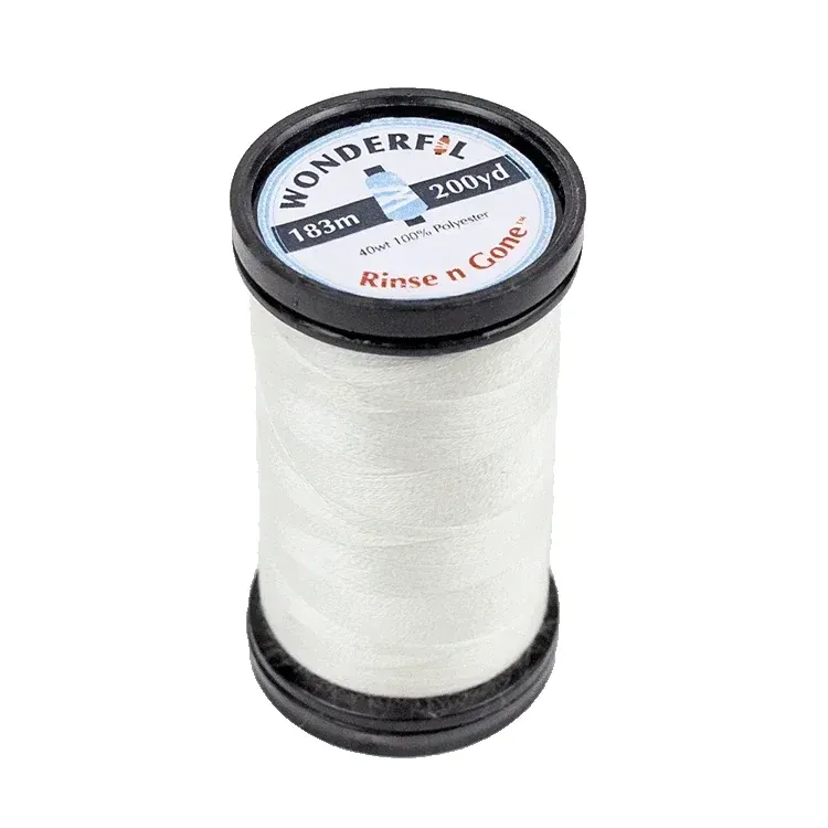 Wonderfil Rinse n Gone Thread-40wt 183m water soluble