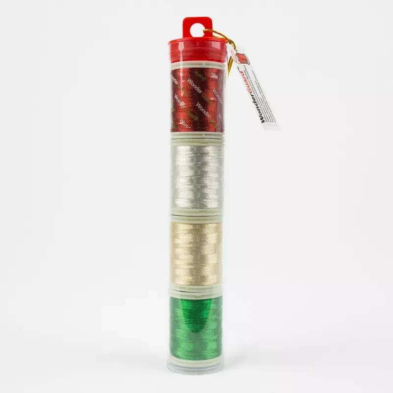 Wonderfil Spotlite Metallic Thread Xmas 4 pcs