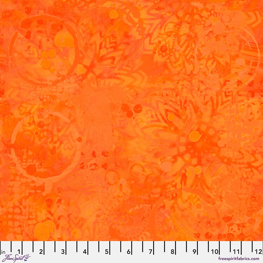 Tonal Graffiti - Orange by Free Spirit