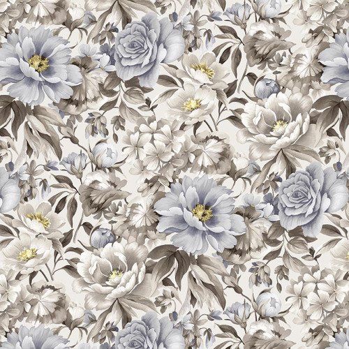 Whisper Large Floral Dots and Holes by Karen Montgomery