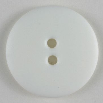 White 2 Hole Button 5/8"