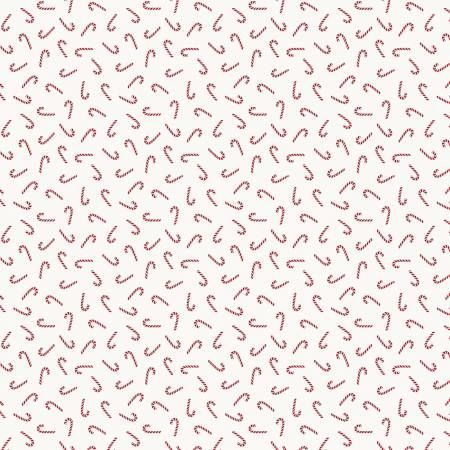 White/Silver Candy Canes w/Metallic Christmas Windham