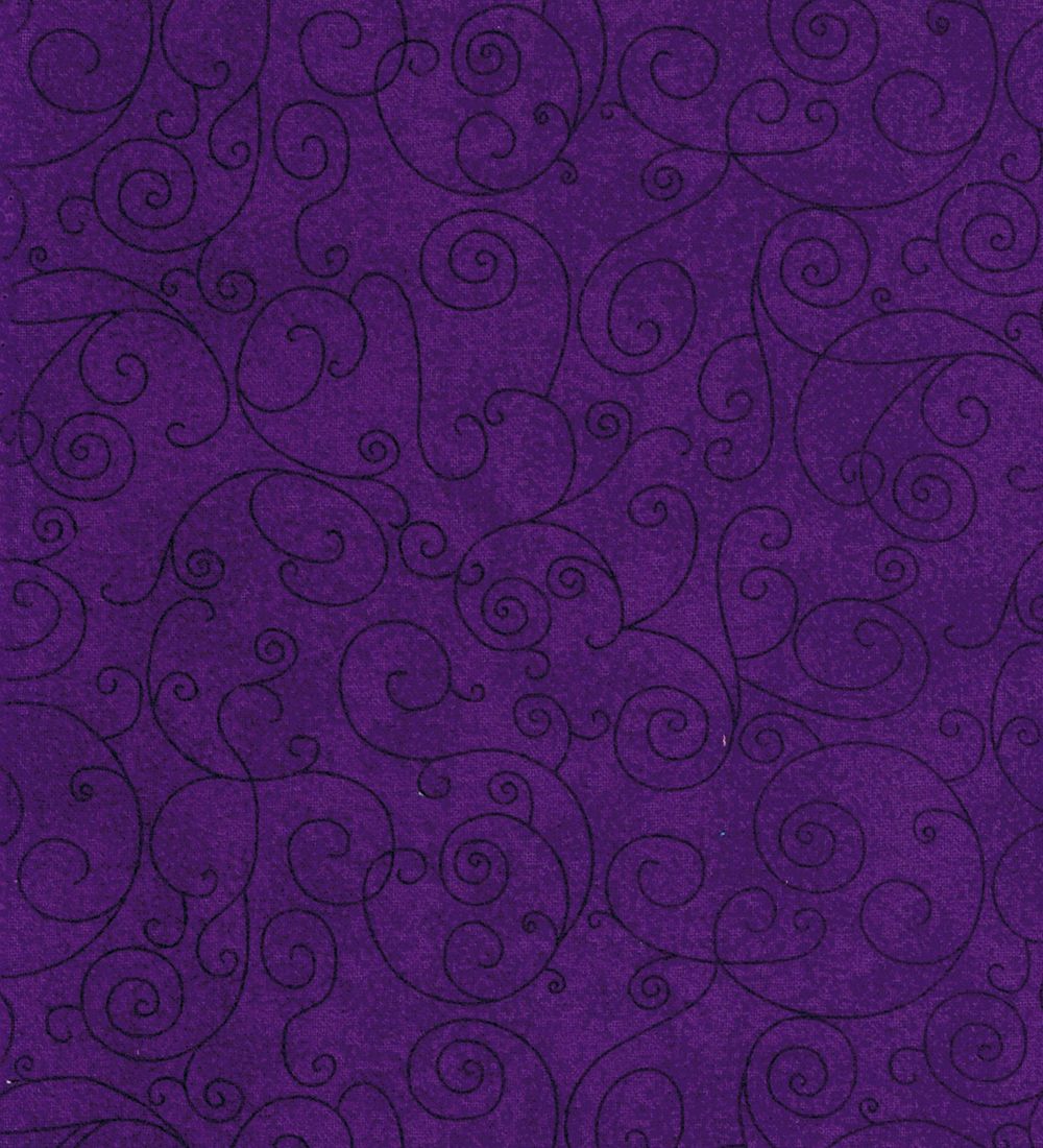Willow Purple Flannel 110" Wide Back