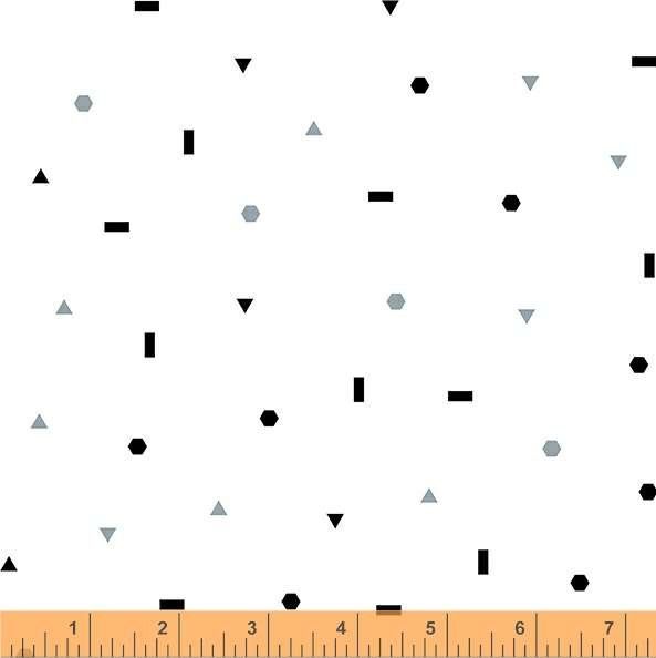 Windham Little Whispers Geometry White