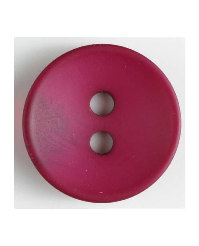 Wine Red 2 Holed Button 7/8"