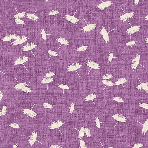 Wishflower Windy Day Purple Benartex