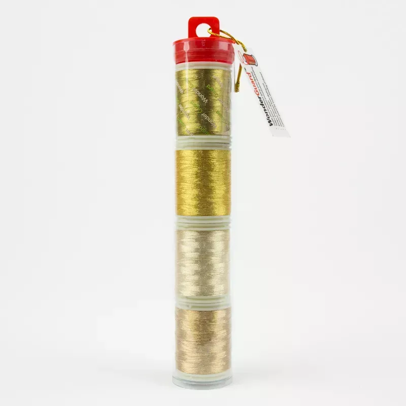 Wonderfil Spotlite Metallic Thread Gold 4 pcs.