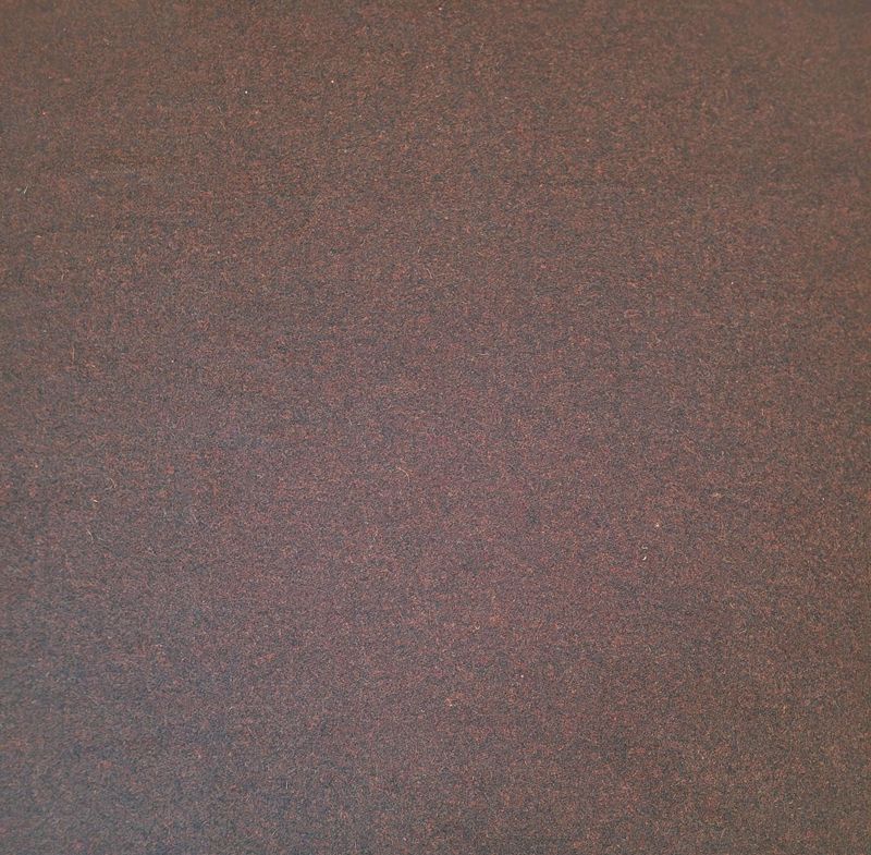 Wool Coating Melton Wool/Nylon Dark Chocolate
