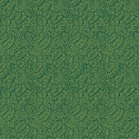 Yew &amp; Aril - Teal Bedford Park FS WmMorris &amp; Co