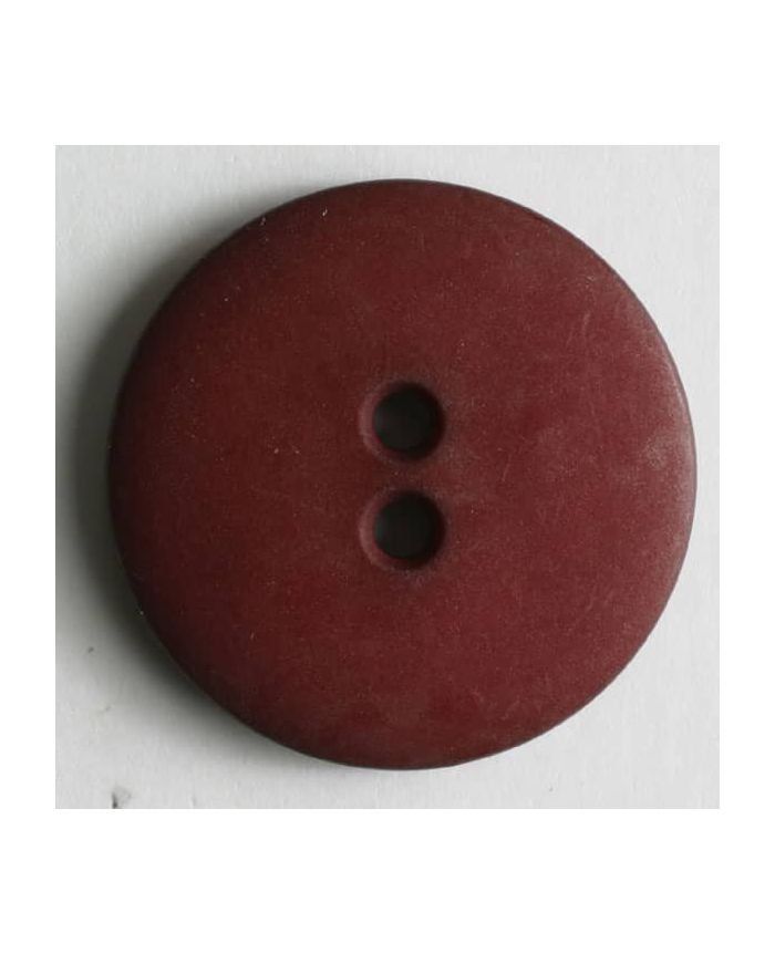 Wine Red 2 Holed Button 1/2"