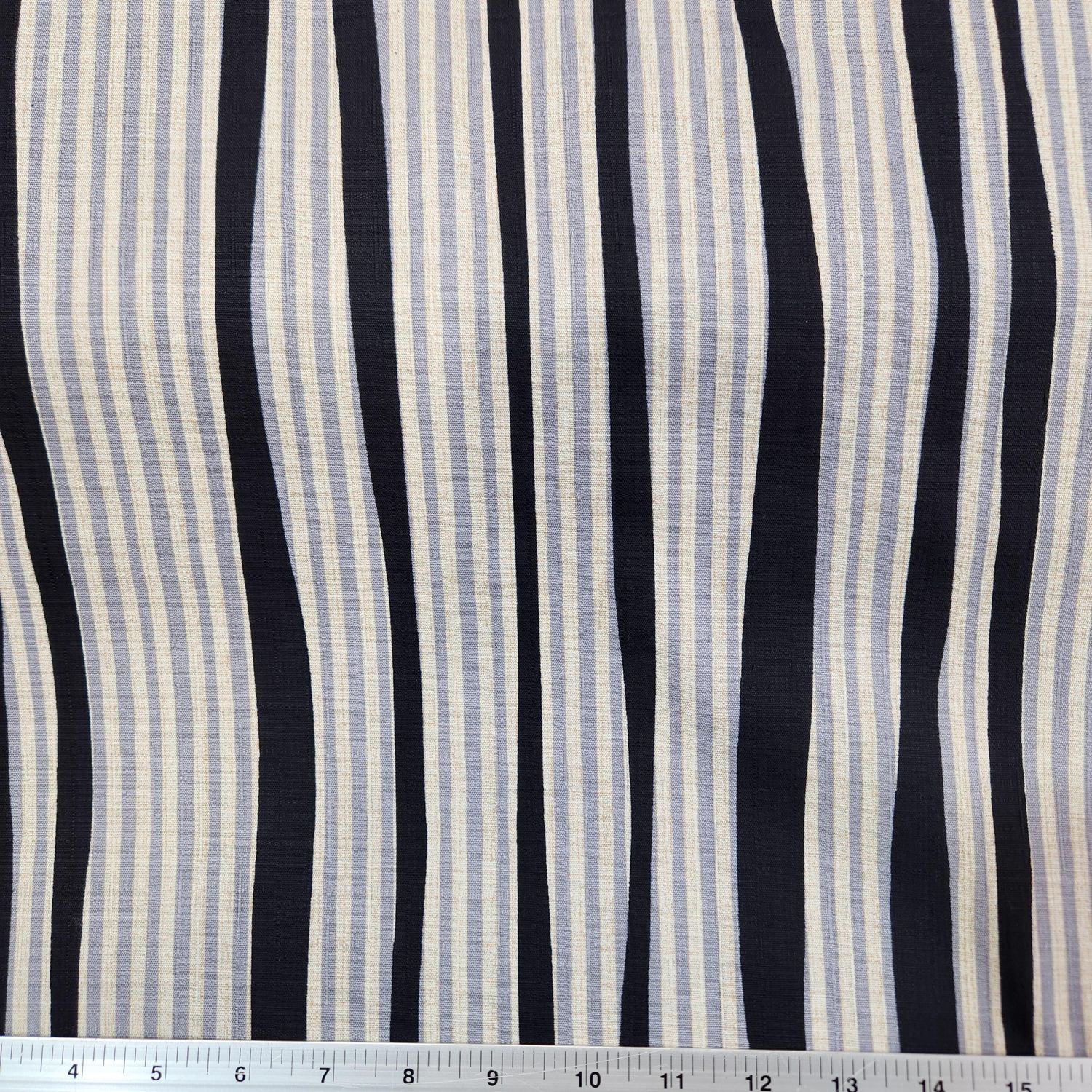Yoroke Stripe Bobby Purple Tan Black Cosmos Japanese fabrics