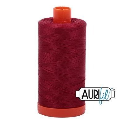 Aurifil Cotton 50wt 1300m see colors available, Color: 1103 Burgundy