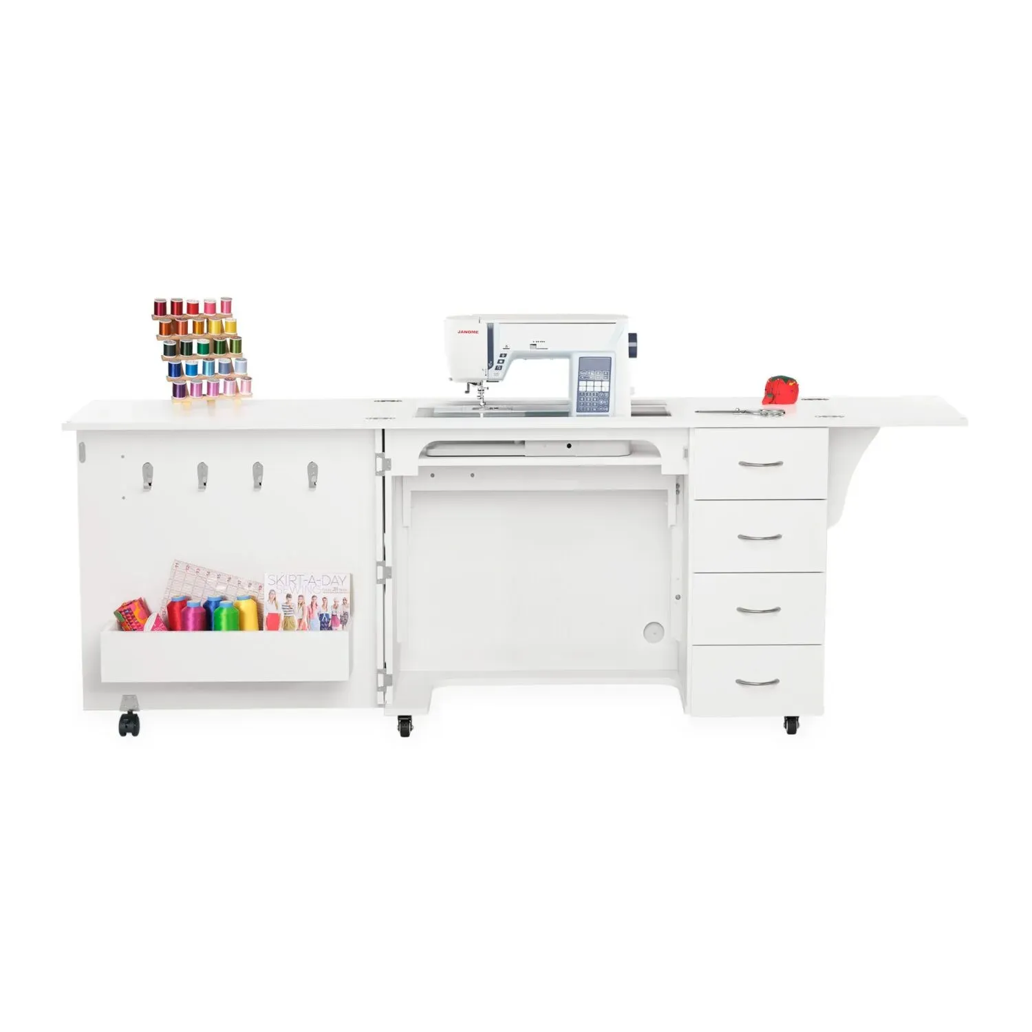 Arrow Harriet Sewing Cabinet - Available for order, Finish: Ash White
