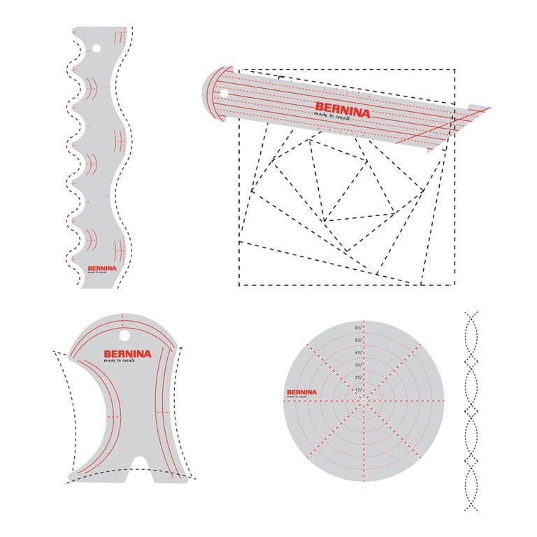 BERNINA Longarm Essentials Ruler Kit