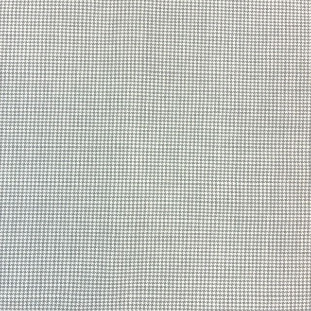 Gray Cream Houndstooth Wool/Rayon Blend Lightweight suiting