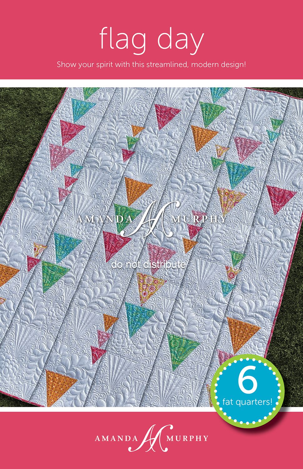 Pattern: Flag Day Quilt Amanda Murphy CLEARANCE