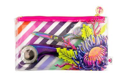Tula Pink Pencil Pouch Floral Reef