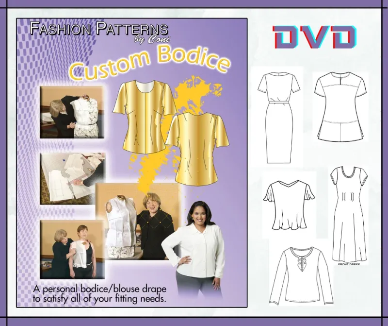 Custom Bodice: Fashion Patterns by Coni DVD