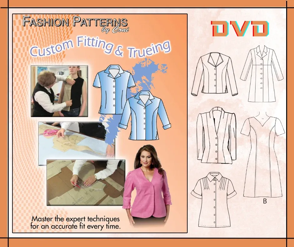 Custom Fitting and Trueing: Fashion Patterns by Coni DVD