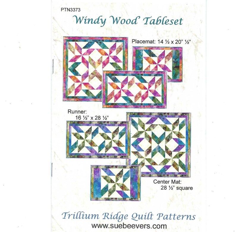 Pattern: Windy Wood Tableset