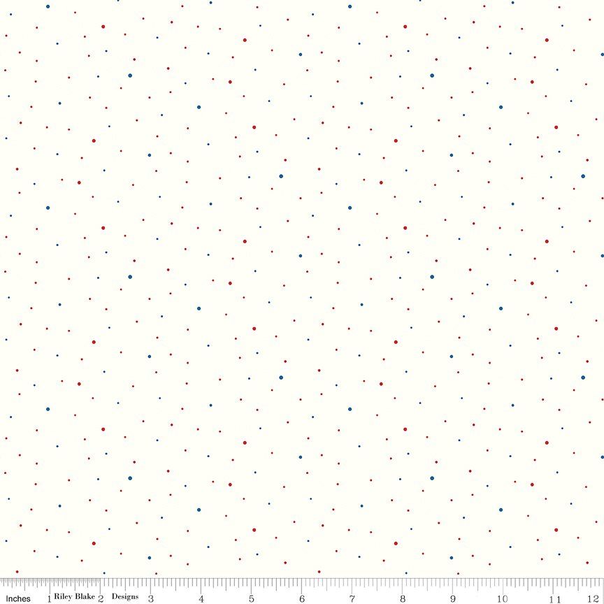 Dapple Dot Patriotic Riley Blake Designs