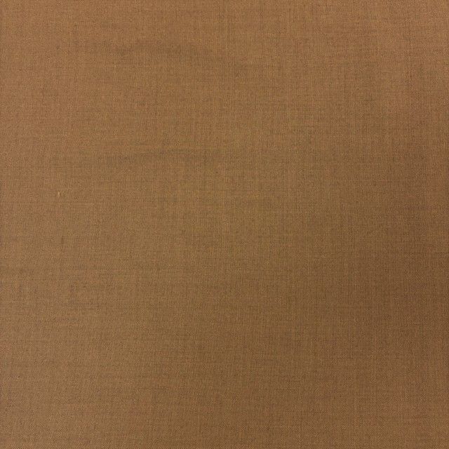 EOB 1.25 yd Cognac Brown Wool Blend Gabardine Suiting