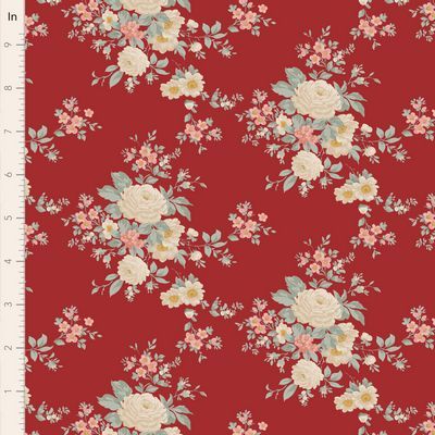 PRESALE ONLY Tilda Merry Little Christmas Carol Burgundy