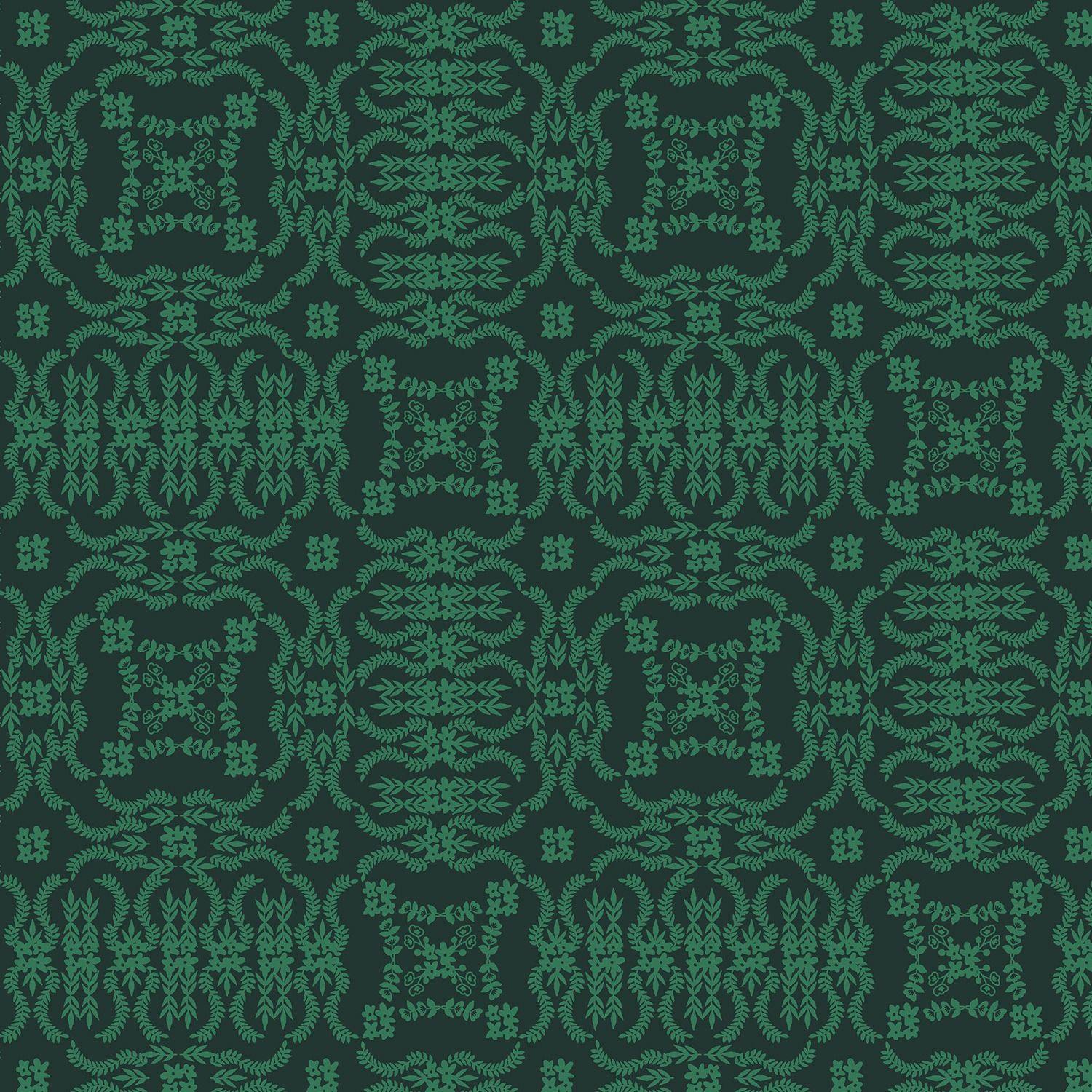 Holiday Classics Gracie Heritage Evergreen Cotton + Steel Rifle Paper Co