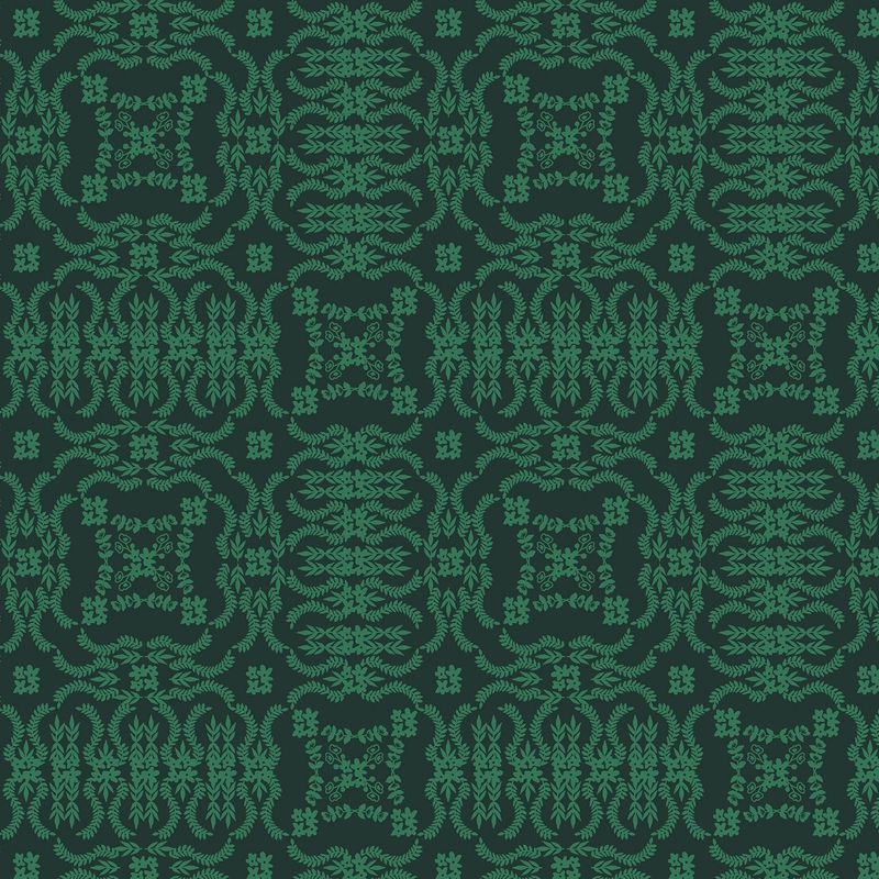 Holiday Classics Gracie Heritage Evergreen Cotton + Steel Rifle Paper Co