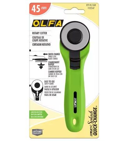 OLFA 45mm Rotary Splash Lime