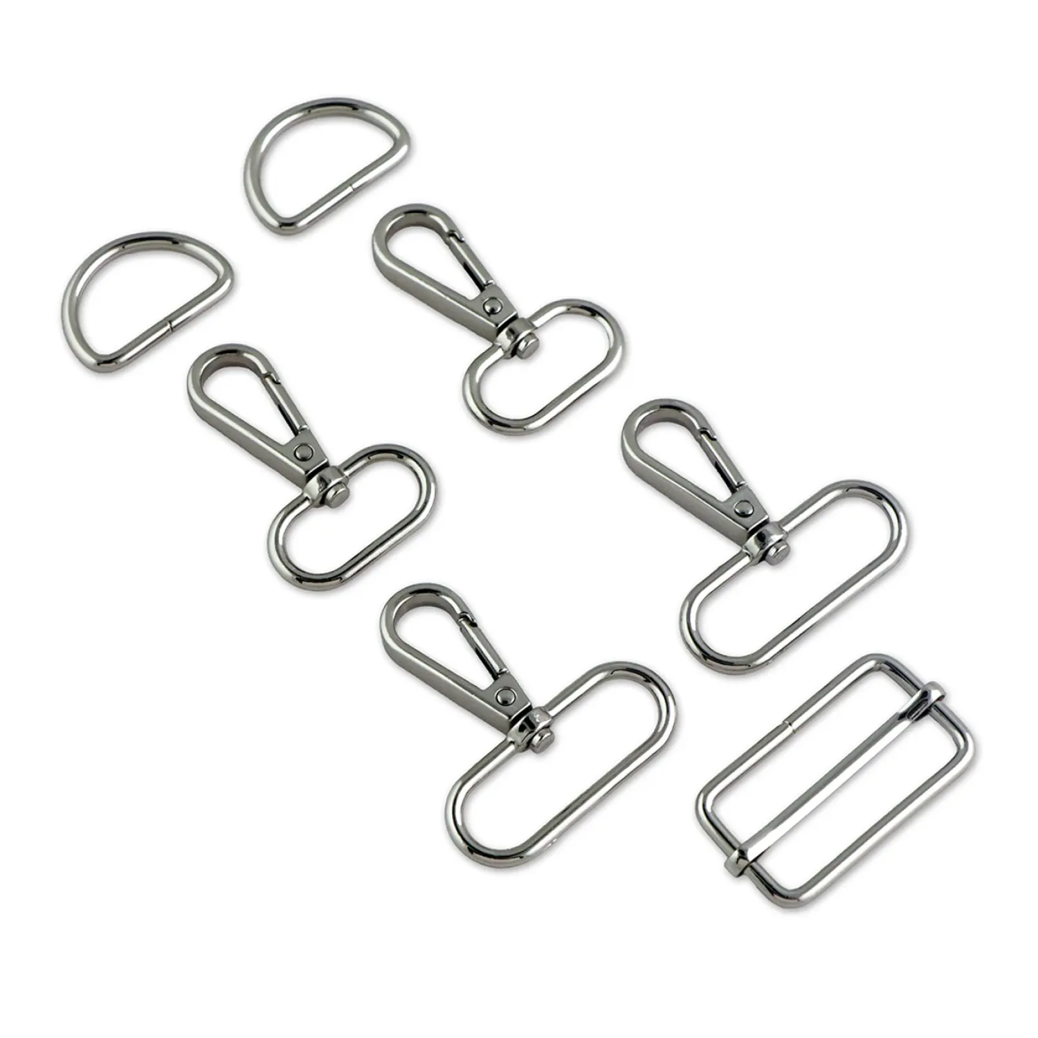 Casablanca 1" Hardware Kit Nickel Sallie Tomato