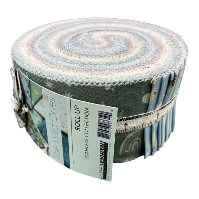 2.5in Strips 40 pcs The Wild Ones RK Quilting Cotton