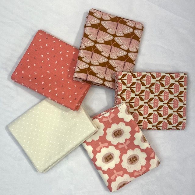 5 pc Fox &amp; Flutter Fat Quarter Bundle #5 Cotton+Steel