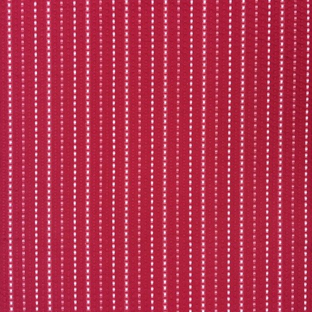 EB Red White Stitch Design Jacquard 60"