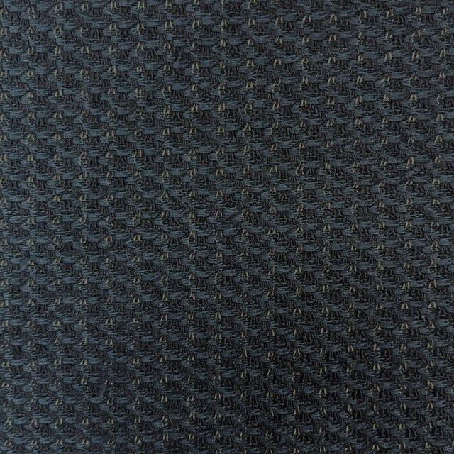 EB Dark Navy Basket Weave Cotton Jacquard 54" Wide