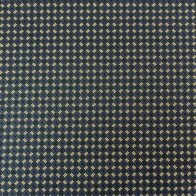 EB Navy Diamond Design Jacquard Medium Weight 48"