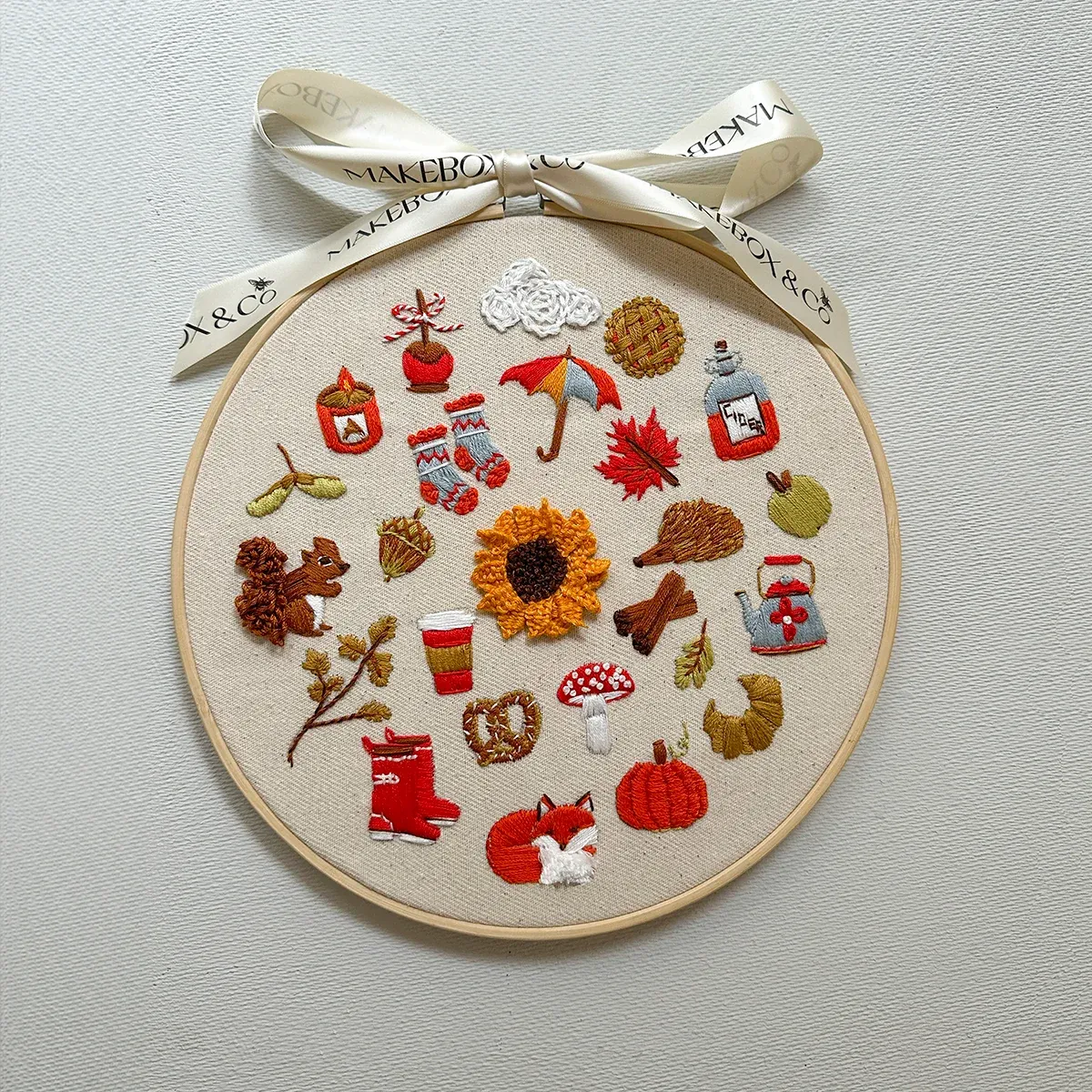Autumn Stitches Embroidery Kit