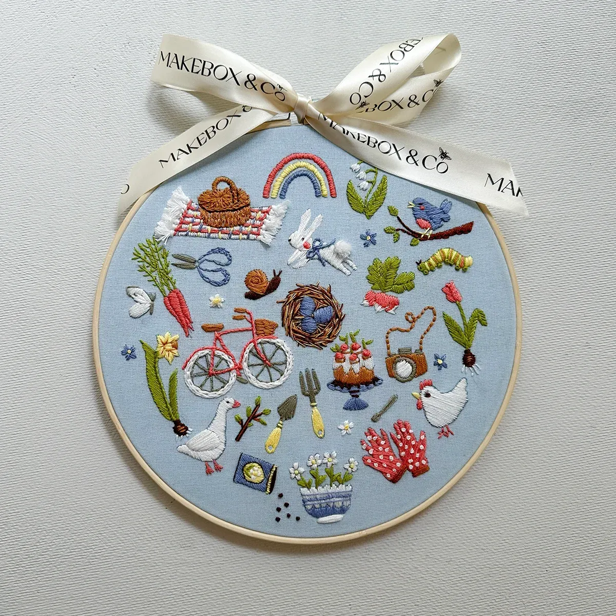 Spring Stitches Embroidery Kit