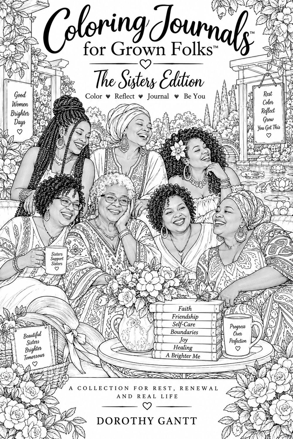 Coloring Journals for Grown Folks, Sisters Edition (pre-order, paperback)