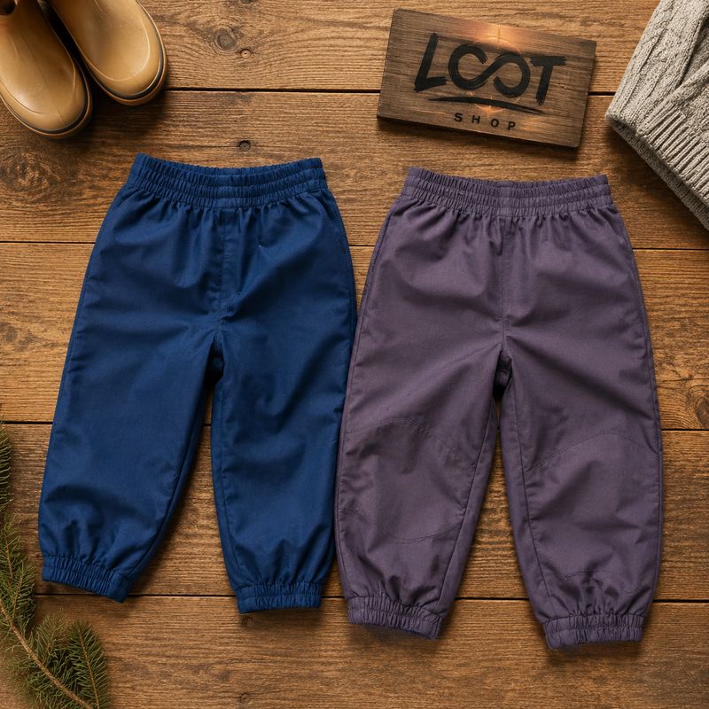 Pantalons bébé mi-saison imperméables | 12 mois | unisexe